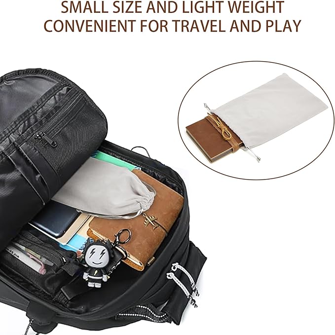Jeereal Travel Cribbage Board Game Leather &amp Solid Bambo-Wood Pocket Sized Tiny Card Game Board (Bamboo|3 Tracks)
