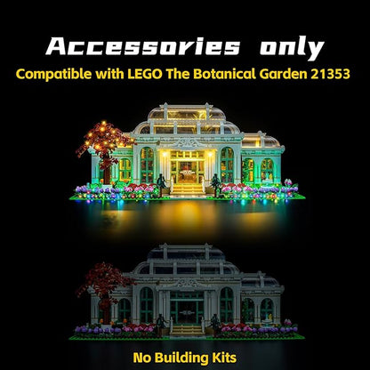 BrickBling LED Light Compatible with Lego The Botanical Garden Creative Lighting Kit Compatible with Lego 21353-No Bricks (Classic Version Light)