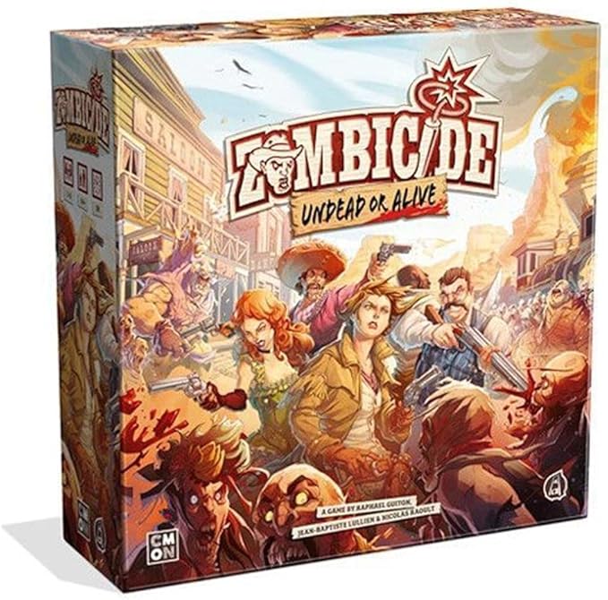Zombicide: Undead or Alive Strategy Cooperative Game for Teens and Adults | Zombie Board Game | Ages 14+ | 1-6 Players | Avg. Playtime 1 Hour | Made by CMON