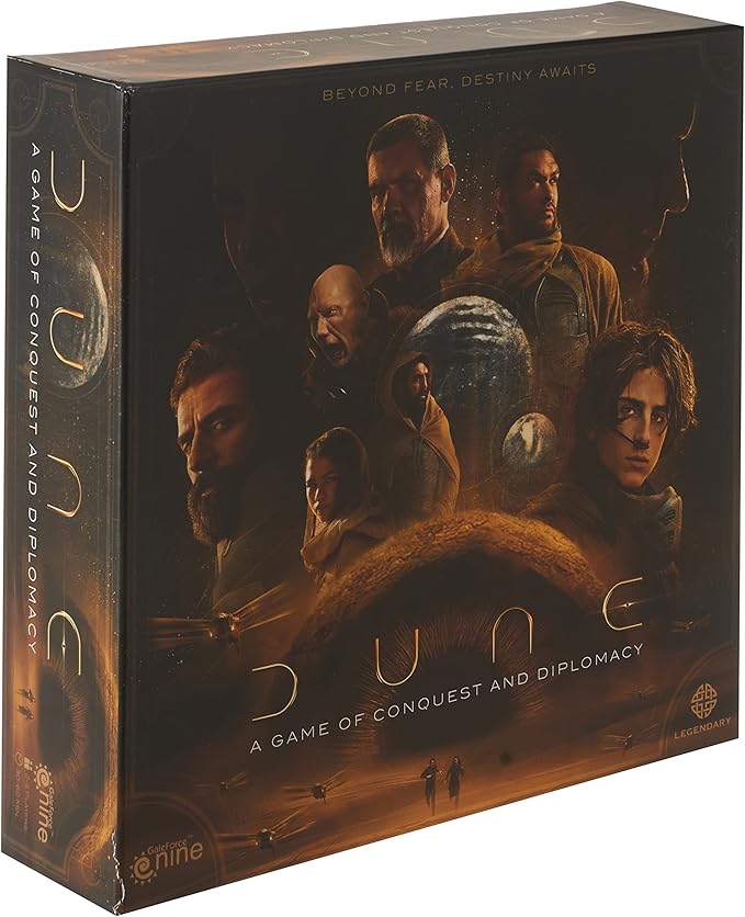 Gale Force Nine: Dune A Game of Conquest and Diplomacy Science Fiction Board Game 30 to 60 Minute Play Time 2 to 4 Players for Ages 12 and up
