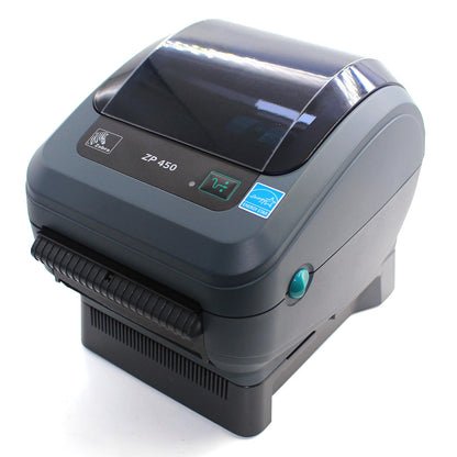 New Zebra ZP450 Direct Thermal Label ZP 450 Barcode Printer | USB, Serial, and Parallel Connectivity 203 DPI Resolution - 1 Year Warranty