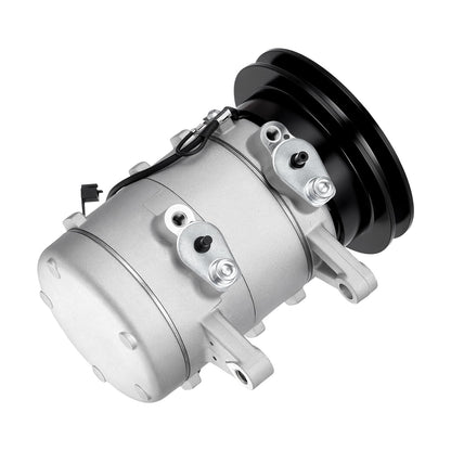 SYKRSS 68455 Air Conditioning A/C Compressor with Clutch Compatible with Nissan Frontier 1998-2004 2.4L L4, Compatible with Nissan Xterra 2000-2004 2.4L L4 GAS