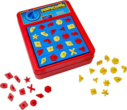 Hasbro Gaming Perfection Plus 2-Player Duel Mode Popping Shapes and Pieces Ages 5 and Up Easter Gifts for Kids (Amazon Exclusive)