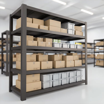 ZEUKMXOO 84" H Garage Shelving,Storage Shelves 3050LBS Heavy Duty Storage Shelves,Adjustable Metal Shelving,for Garage,Warehouse,Basement,Pantry 84" H x 55" W x 24" D
