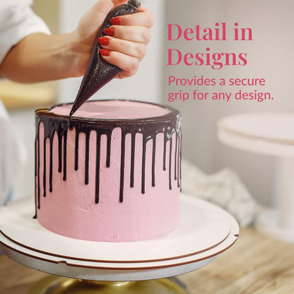 Prestee Anti-Burst Piping Bags - Durable 12 Inch Tipless Icing Bags for Pastry & Cookie Decorating - Set of 200