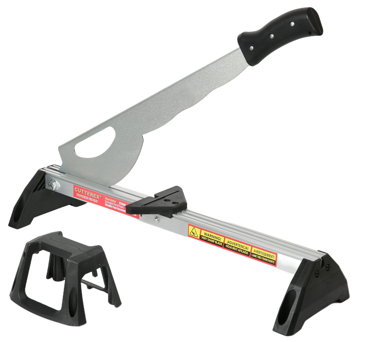 FullyAssembled Laminate/Vinyl Floor Cutter, Angle&Length Cutting,Laminate Flooring Cutter,Cuts 2-5mm Thickness Rubber Floor,Laminate Floor,VCT,PVC,Steel/Alu,Floor Cutter for Small Project & Thin Floor