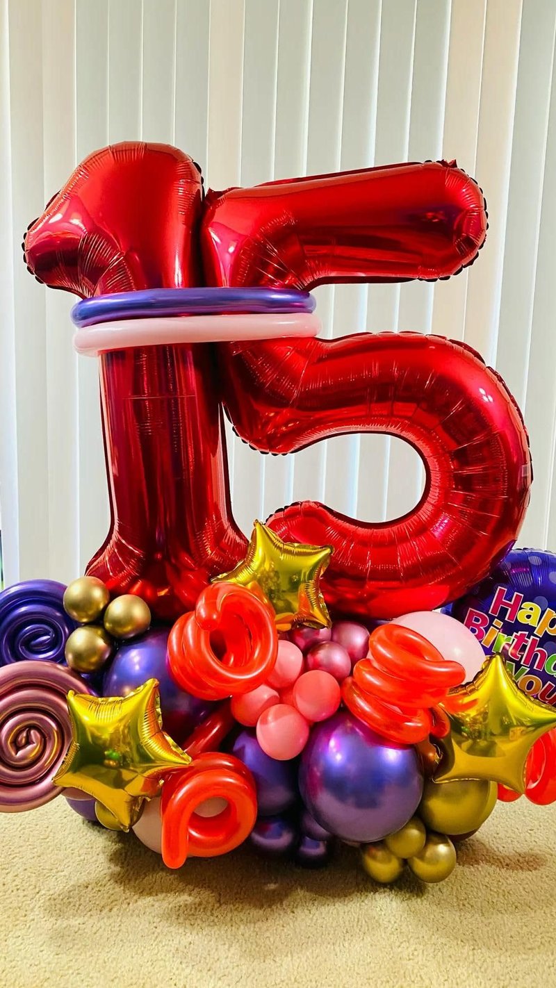 Red Number 1 Balloon 40 Inch, 1st Birthday Balloon for Baby Boy Girl Toddler First Birthday Decorations, Shiny Red Party Supplies
