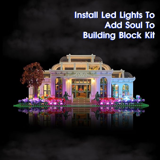Vaodest LED Light for Lego 21353 Ideas Botanical Garden Building Blocks ModelDesign and Configuration Compatible with Model 21353(Led Light Only Not Building Block Kit)