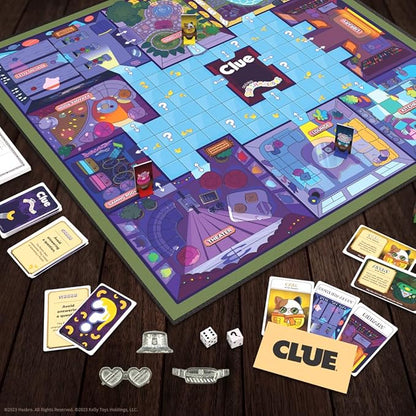 USAOPOLY CLUE: Squishmallows Board Game| Official Squishmallows Merchandise | Collectible Clue Game Featuring Cam Emily Leonard Lola and More