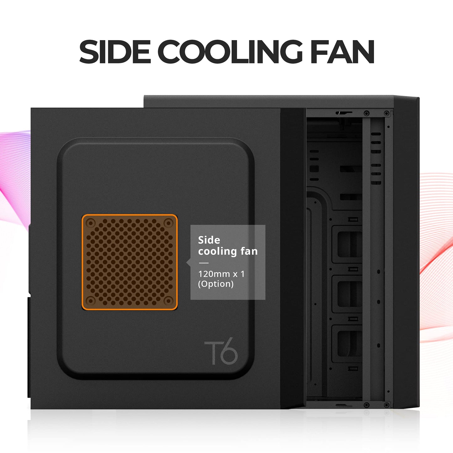 Zalman T6 ATX Mid Tower PC Case + 700W 80+ Plus Bronze Power Supply ATX PSU