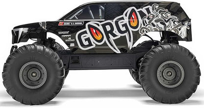ARRMA RC Truck 1/10 Gorgon 2 Wheel Drive RTR Brushed Monster Truck Battery &amp Charger Included Gun Metal ARA3230ST3