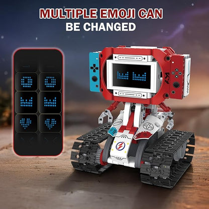 5-in-1 STEM Robot Building Kit with Remote Control &amp APP Science Robot Educational Toys for Kids Age 8-16 Birthday Gifts for Boys Girls with 358 Piece