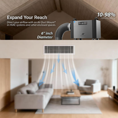 Airzentti 155 Pints Commercial Dehumidifier for Basement with Pump and Drain Hose, Large Space Dehumidifier for Crawl Space, Attic, Garage, Home, Industrial, Water Damage, Auto Defrost, Energy Star