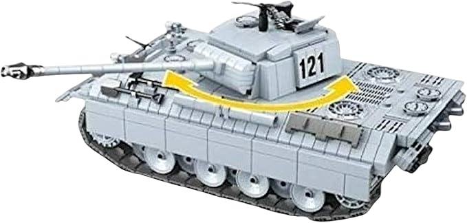 General Jim's WW2 Panther 121 Building Block Tank Set Historical World War 2 German Tank Model Bricks Kit