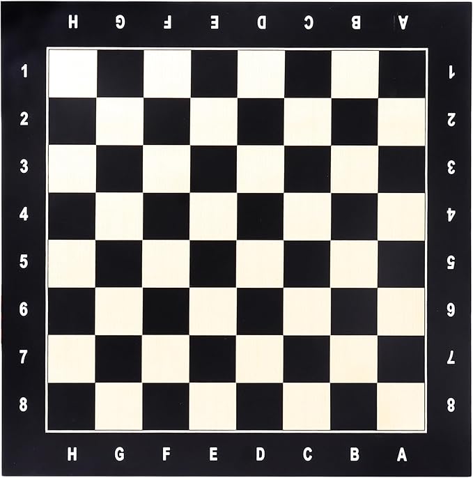 GSE Games &amp Sports Expert Professional Tournament Chess Board Only Beech &amp Maple Inlaid Chessboard Chess Board for Beginners Kids Adults (Extra Large: 21.25/ Square: 2.25 Black)