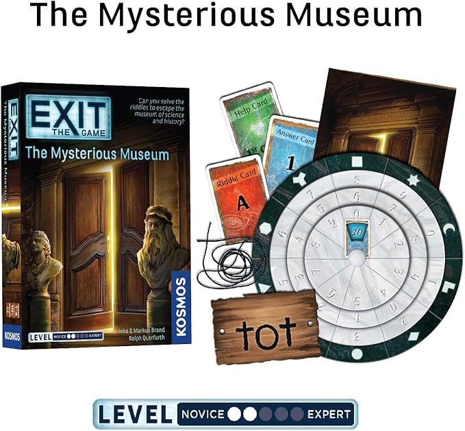 EXIT: The Game 4-Pack Escape Room | Beginner Bundle | Haunted Roller Coaster Sunken Treasure Mysterious Museum House of Riddles | Family-Friendly Cooperative Game | 1- 4 Players Ages 10+