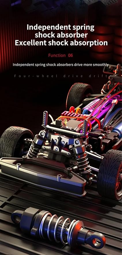 ZLL Beast SG216MAX High Performance 1/16 Scale 4WD RC Drift Car with Brushless Motor LED Lights Full Proportional Radio Control Black