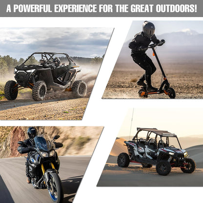 Lithium Motorcycle Battery, Forgetyo YTX30L-BS LiFePO4 Battery, 12V 12AH 850A ATV, UTV, Jet Ski, 4 Wheeler and Lawn Mower Battery