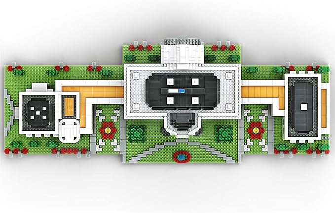 SEMKY Micro Mini Blocks White House Famous Landmark Model Set(3000Pieces) -Building and Architecture Toys Gifts for Kid and Adult