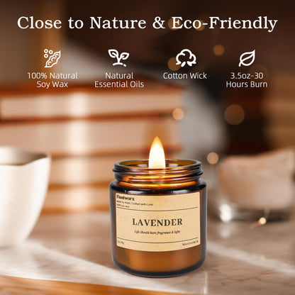 9 Pack Soy Candles for Home Scented |（Mint & Eucalyptus/Lemongrass/Grapefruit ） Long-Lasting 270 Hours, Natural Scented Candles Gift for Women & Men, Birthday, Mother’s Day, Christmas, Thanksgiving