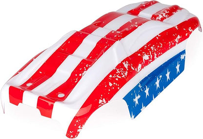 SummitLink Custom Body Flag Strip Style Compatible for e-Revo Mini 1/16 Scale RC Car or Truck (Truck not Included) ERMN-F-01
