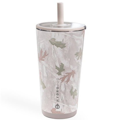 HydroJug Everyday Tumbler 20 oz – Ceramic-Lined Insulated Tumbler with Straw and Soft-Touch Lid, Cup Holder Friendly, Double-Wall Vacuum Insulation, Reusable Travel Cup – Camo
