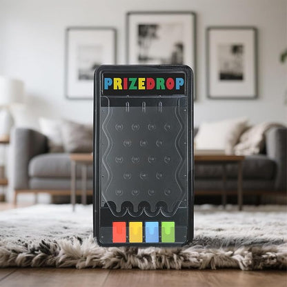 iElyiEsy Mini Tabletop Plinko Board Game -4slots Prize Drop Board with 8 Customizable Pucks – Foldable Prize Drop Game for Family Gatherings Classroom and Carnival-Style Events (25x14 Prize Drop)