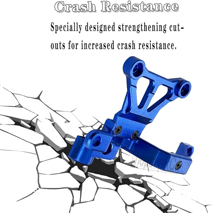 RC Steering Bellcrank Support Upgrades Part for 1/5 X-Maxx 6SX-Maxx 8SXRT 8S Monster TruckAluminum Steering Bellcrank Support Hops Up7746 Navy Blue