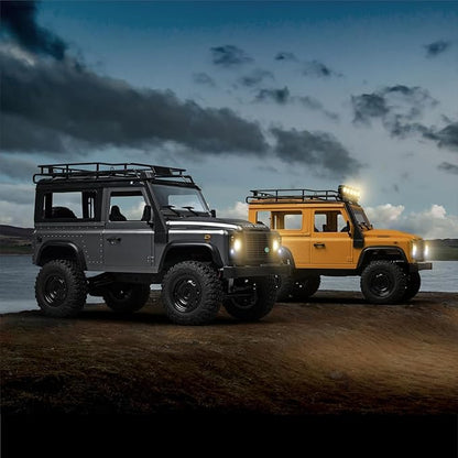 MN-99S RC Car 1:12 Scale RC Rock Crawler 4WD Off-Road RC Truck RTR 2.4G Remote RC Land Rover Vehicle Models for Adults Hobby Gifts (Gray)