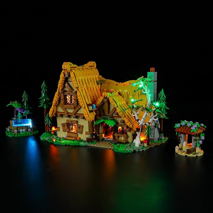 BRIKSMAX Led Lighting Kit for Lego-43242 Snow White and The Seven Dwarfs' Cottage - Compatible with Lego Disney Building Set- Not Include Lego Set