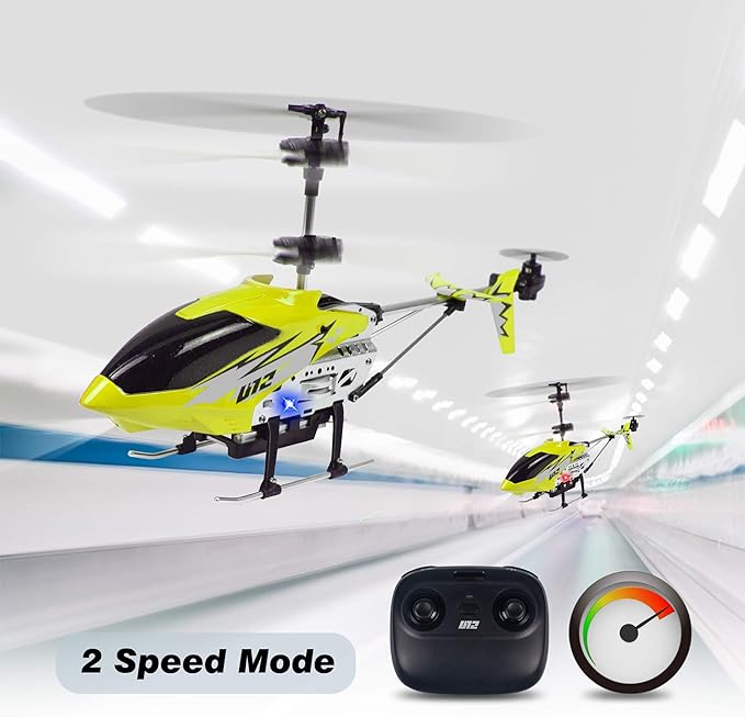 Cheerwing U12 Remote Control Helicopter with Altitude Hold Mini RC Helicopter for Adults Kids One Key take Off/Landing and 2 Batteries