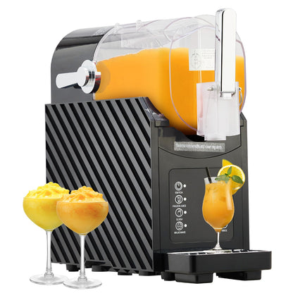 MilleLoom 84oz (2.5L) Slushie Machine with 3 Preset Modes - Frozen Drink Maker for Slush, Milkshake & Frappe, Auto-Clean, LED Display, One-Touch Dispensing for Home & Party Use