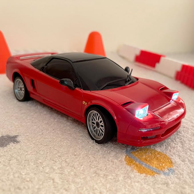 LDRC Drift Car RWD 1/18 Scale RC Drift Car with Gyro Racing Remote Control Cars for Adult Hobby Drifting Toy Proportional Throttle Steering ESP Gyroscope Metal Drive Shaft LD1803