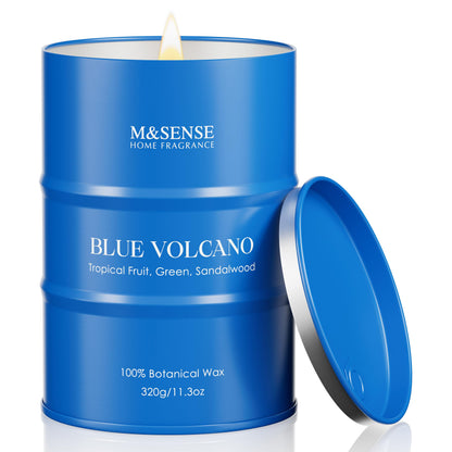M&SENSE Tropical Fruit Soy Scented Candles Natural Non Toxic, Summer Candles 11.3oz 70 Hours Long Lasting Burning, Unique Candle Gifts Cozy Room Decor for Women Men