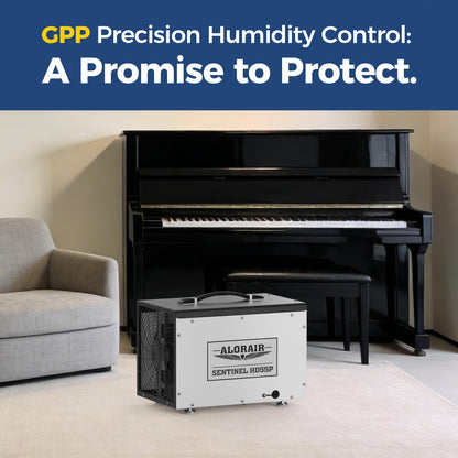 ALORAIR 120 PPD Crawl Space Dehumidifier with Pump, Commercial Basement Dehumidifier with Drain Hose, Compact Portable Auto Defrost Dehumidifier for Crawlspace and Under-House Use