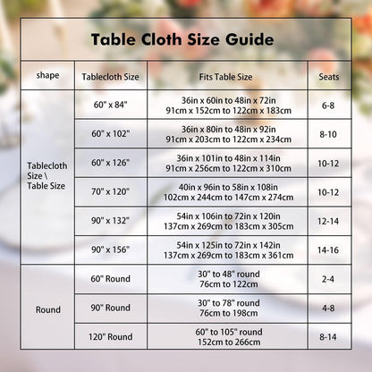 Fixwal White Tablecloth Rectangle 70 x 120 Inch, 2 Pack 6-8ft Polyester Brushed Fabric Table Cloths Rectangular Table Covers for Party, Banquet, Dining, Birthday, Wedding