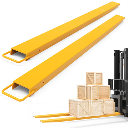 YINTATECH Forklift Extensions 4.5in Width, Heavy Duty 72 Inch Pallet Fork Extension for Forklift Truck, 1 Pair Forklift Extensions Fits for 4" Wide Fork