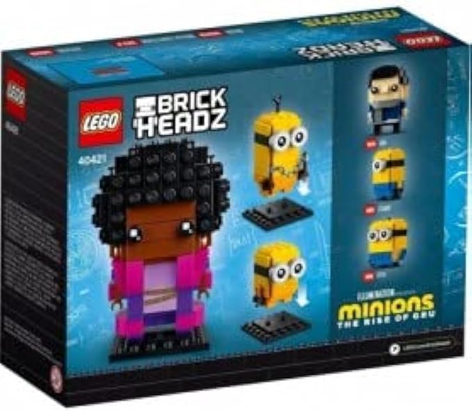 LEGO BricksHeadz Minions 40421 The Rise of Gru - Belle Bottom Kevin and Bob for Ages 3 &amp Up