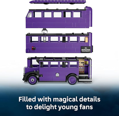 LEGO Harry Potter Knight Bus Adventure - Building Toy for Kids Boys and Girls Ages 8+ - Iconic Bus from Harry Potter and The Prisoner of Azkaban - with 5 Minifigures - Birthday Gift Idea - 76446