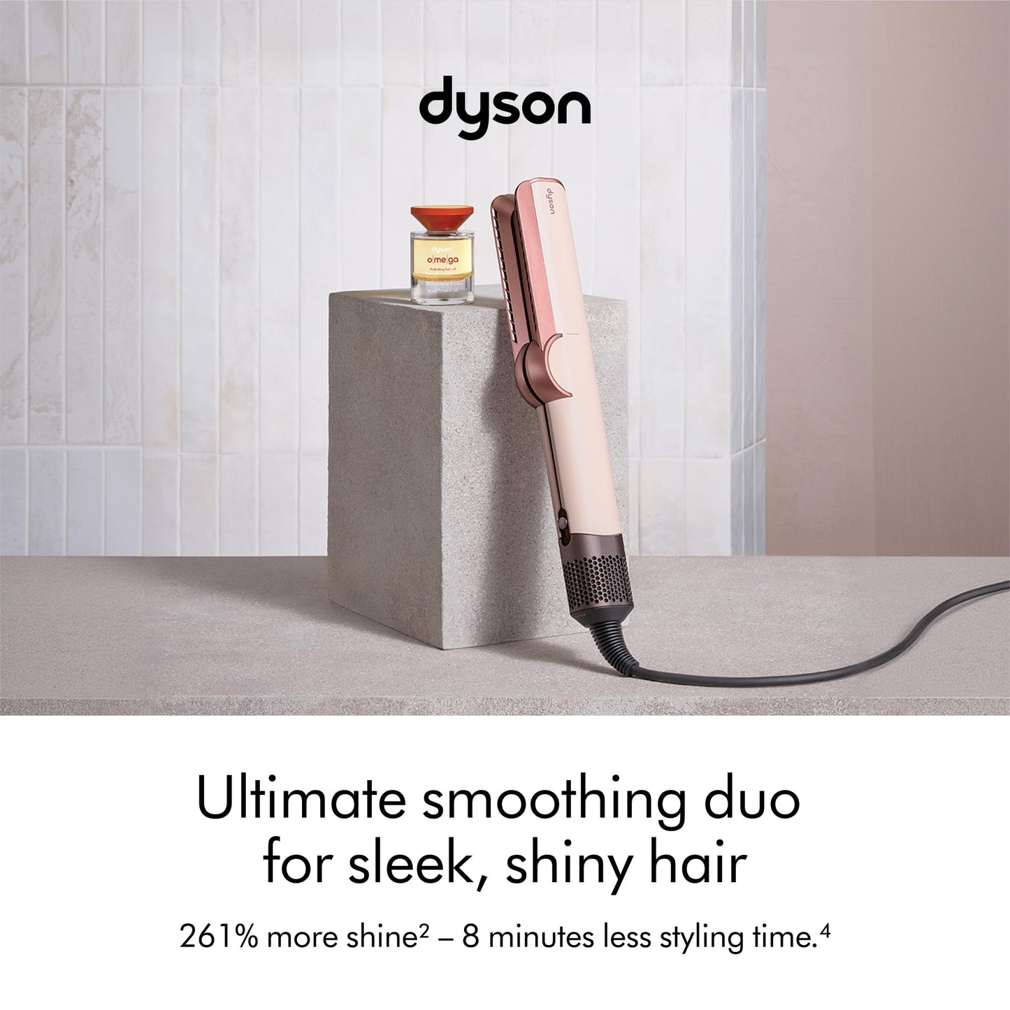 Dyson Airstrait™ Straightener and Omega™ Hair Oil Amazon Exclusive