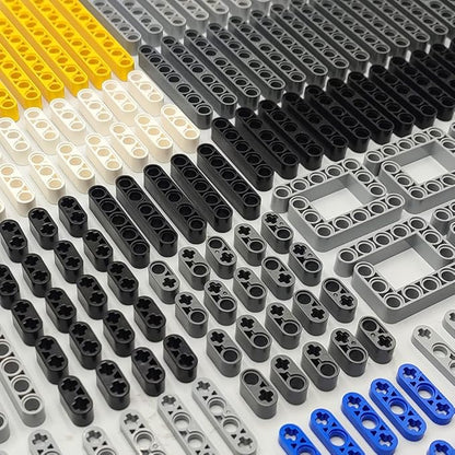 ZHX Technical Beam Set 266 Pieces - Chassis Frame Liftarm Beam Parts Piece Axles Connector for Technic Car STEM Engineering Building Brick Compatible with Major Brand Toys