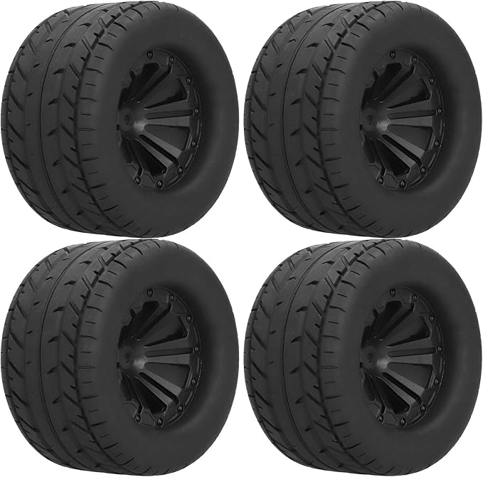 HEITIGN Duratrax Rc Tires 24x24x7 4pcs 115mm Wheel Tires - Fit for 1/10 Rc Car Model