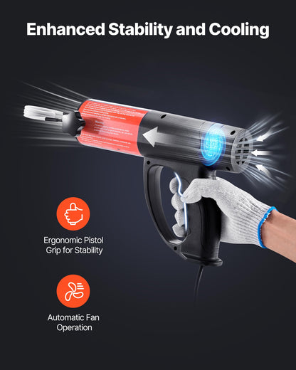 VEVOR Induction Heater Bolt Removal, 1500W 110V Magnetic Induction Heater Kit, Handheld Nut Buster Tool, Mini Heating Machine for Rusty Screw Removing, Car Garage Repairing Tools with 8 Coil and Box