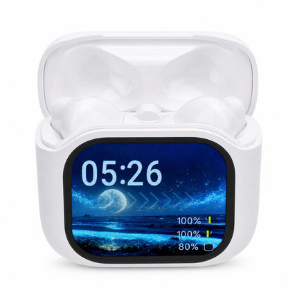 Jiawu Translation Earbuds, 137 Languages 3-in-1 Translation Earphone, Noise Reduction Real Time Language Translator Earbuds Fit for Translation, Music Playback and Calls