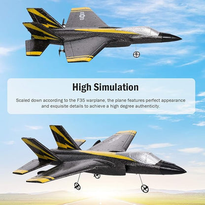 GoolRC FX635 RC Airplane 2 Channel RC Plane 2.4Ghz Remote Control Airplane Ready to Fly Foam Glider with 3 Axis Gyro Fixed Wing Aircraft Toys for Beginners and Adults