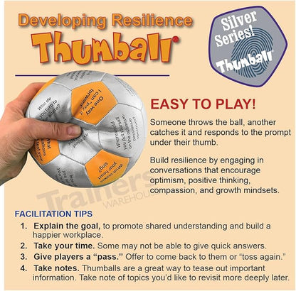 Trainers Warehouse 6 Thumball Collection 32 Prompts for Conversation Team Building Relationship and Training