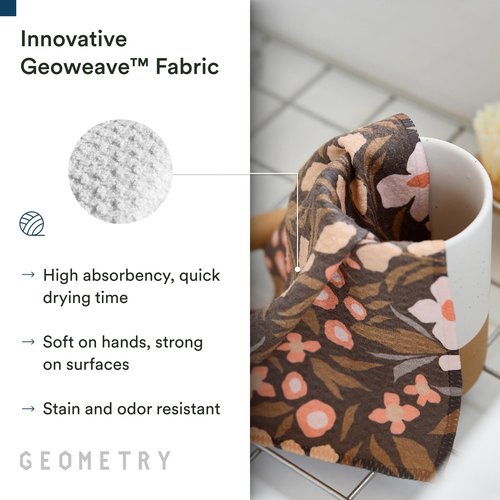 GEOMETRY Bar Towels for Kitchen Premium Towels for Cleaning Dishes & Glassware - Absorbent & Fast Drying Kitchen Towels - Gradient Star, 12" x 14" - 1-Piece