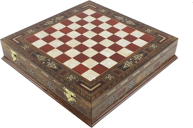 11 Inches Custom Chess Set - Personalized Chess Set - Gift Idea for Son Husband Father and Anyone for Birthday Anniversary and Any Occasion 2 players