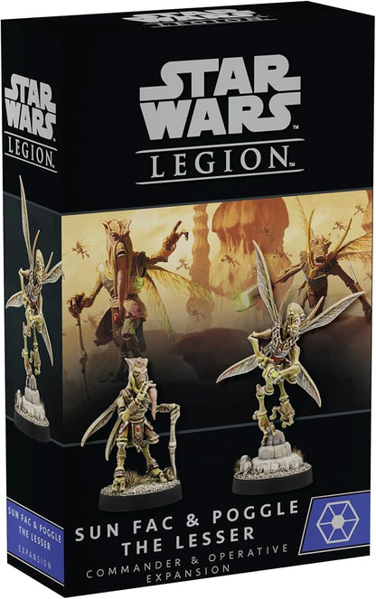 Star Wars: Legion Sun Fac &amp Poogle the Lesser OPERATIVE &amp COMMANDER EXPANSION - Tabletop Miniatures Strategy Game for Kids &amp Adults Ages 14+ 2 Players 3 Hour Playtime Made by Atomic Ma