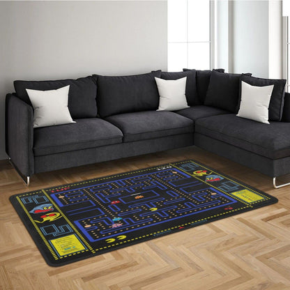Classic Arcade Games Rug Retro 90s Arcade Theater Style Popular Game Room Area Rug for Living Room Playroom Home Decor Carpet Modern Fun Rug 3'4" x 5'